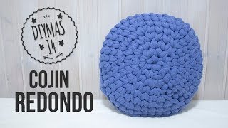 Cojin Redondo de crochet [upl. by Seugram]