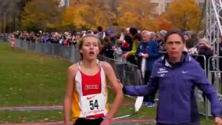 FINISH OFSAA CrossCountry Championships junior girls 42K [upl. by Lain]