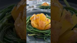 Baked potato and agretti barbadifrate foodshorts food homemadefood 家常菜 athome [upl. by Otina]