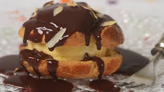 Profiteroles Recipe Demonstration  Joyofbakingcom [upl. by Leva817]