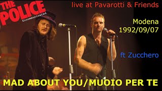 Sting ft Zucchero  Mad About YouMuoio Per Te  Live Modena 1992 [upl. by Sairu]