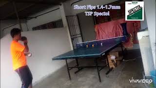 Training Attack Forehand Short Pips TSP Spectol 15mm [upl. by Aztiley]