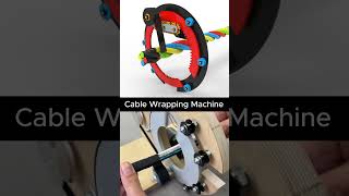 Cable Wrapping Machine mechanical solidworks machine 3ddesign mechanism engineering 3dcad [upl. by Ymmij470]