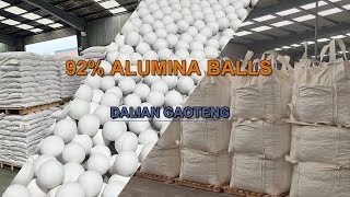 Do you know 92 alumina balls Which normally used as grinding media [upl. by Dami]