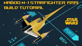 Naboo N1 Starfighter 1999 Build Manual  Starfield mod [upl. by Rufina763]