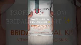 PROFESSIONAL O3 FACIAL KIT 🌸✨ facial facemask skincare skincaretips trendingshorts trending [upl. by Paine]