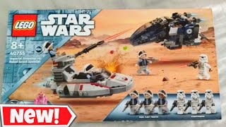 NEW LEGO Star Wars 40755 Imperial Dropship vs Rebel Scout Speeder Set LEAK [upl. by Erialb]