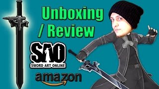 SAO Kiritos Sword Elucidator UnboxingReview [upl. by Ayekam]