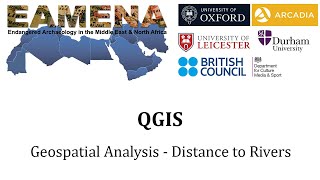 GIS 322 QGIS  Geospatial analysis Distance to Rivers [upl. by Kecaj549]