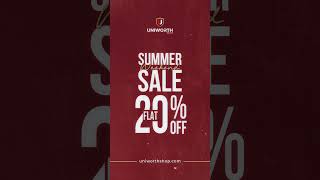 Summer Weekend Sale  Uniworth Shop sale [upl. by Davida]