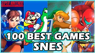 100 BEST SNES GAMES OF ALL TIME  BEST SUPER NINTENDO GAMES [upl. by Feingold]