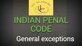 IPC GENERAL EXCEPTIONS  Indian penal code in Malayalam [upl. by Baram]