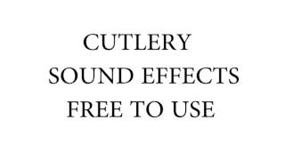 Cutlery In A Drawer SOUND EFFECT [upl. by Ullund]