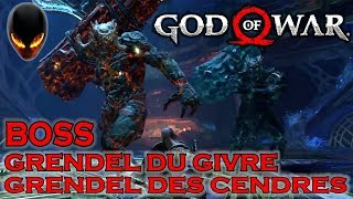 GOD OF WAR GRENDEL DU GIVRE amp GRENDEL DES CENDRES  BOSS Battre  Vaincre [upl. by Batty]