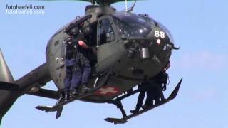 SwissHelicopter AG Basis Pfaffnau Sondereinheit «Luchs» der KaPo Luzern Luftwaffe Rega [upl. by Huberty]