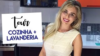 Tour pela cozinha e lavanderia  Bônus do Edu [upl. by Alicec]