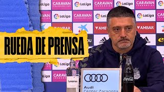 Rueda de prensa Real Zaragoza vs UD Las Palmas [upl. by Intisar664]