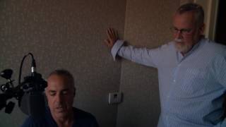 Titus Welliver recording the audiobook of The Wrong Side of Goodbye [upl. by Kilby]