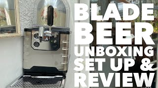 Heineken Blade Beer Dispenser Unboxing Set Up amp Review With Birra Moretti Keg [upl. by Lleznod]