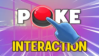 Poke Interaction with Unity XR Toolkit [upl. by Indys]