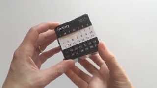 Desktop calendar puzzle cube [upl. by Dira]