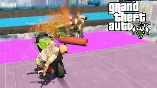 ESTO NO PUEDE SALIR BIEN PARKOUR GTA V [upl. by Phila120]