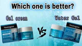 Neutrogena Hydro Boost water gel vs Gel Cream  Honest Review [upl. by Mcgurn]