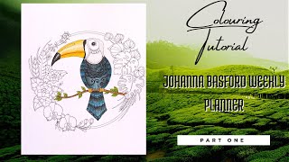 Johanna Basford 2024 Weekly Planner  Toucan Part 1 [upl. by Cherin27]