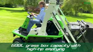 Etesia Hydro 124 DL Ride on Mower [upl. by Alel]