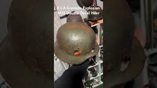 Stalingrad KIA German WW2 Helmet  M35 DD Heer Found In Russia [upl. by Ahsead]