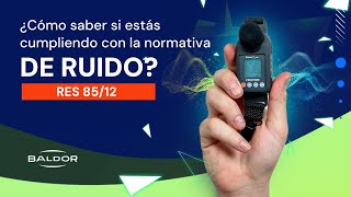 Cómo cumplir con la normativa de ruido en ambiente laboral  Dosímetro SONUS 2  RES 8512 [upl. by Dorena]