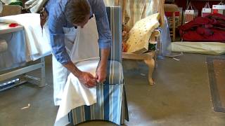 Learn how to make a Slipcover for a Parsons Chair [upl. by Serra]