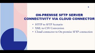 SAP CPI  Onpremise SFTP server Connectivity Via Cloud Connector [upl. by Nylteak882]