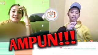 Reaksi cewe liat ular kasur prank 🤣 di ome tv wajah cantik Ome Terbaru 😎 [upl. by Kelcie]