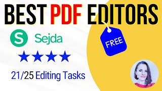 How to Use Free Sejda PDF Editor Tutorial amp Review [upl. by Kulseth264]