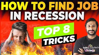 ️‍🔥How to find a job in Recession  Top 8 Tips amp Tricks  Tamil jobsearch tamil [upl. by Dressel]