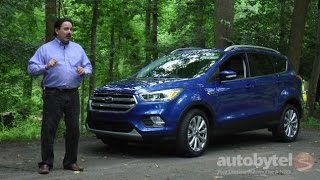 2017 Ford Escape Titanium 15L EcoBoost Test Drive Video Review [upl. by Beverlee]