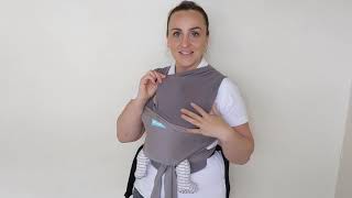 Moby Easy Wrap  How To Support Newborns Head [upl. by Wall356]