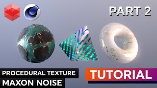 Create Procedural Textures in Redshift w Maxon Noise  Tutorial  Part 2 [upl. by O'Driscoll77]