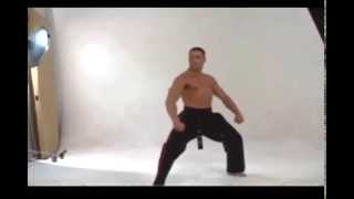 JeanClaude Van Damme  Karate Demonstration Photo Shoot [upl. by Pudendas799]