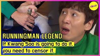 RUNNINGMAN If Kwang Soo is going to do it you need to censor it ENGSUB [upl. by Joshua]