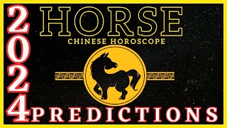 Horse Chinese Zodiac Signs 2024 Horoscope Predictions [upl. by Chapin]