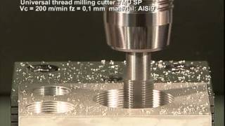 GUhring  Universal Thread Milling Cutters [upl. by Janith]