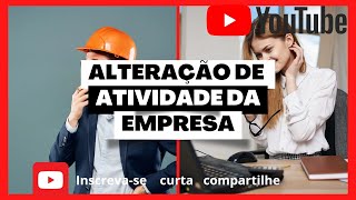 Como fazer alteração da atividade da empresa no CNPJ  viabilidade passo a passo [upl. by Ilzel831]