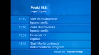 Federalna TV  Pregled programa 1582014 FTV  HD [upl. by Art482]