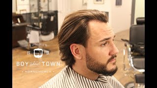 MENS LONG HAIR TUTORIAL  HD  step by step  how to style long hair [upl. by Aruat717]