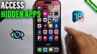 iOS 18 How To Access Hidden Apps 2 Ways [upl. by Vlada]