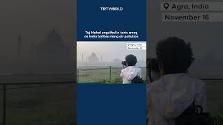 Taj Mahal engulfed in toxic smog as India battles rising air pollution [upl. by Idel]