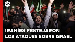 IRANÍES festejaron los ATAQUES SOBRE ISRAEL [upl. by Grega414]