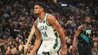 Giannis Antetokounmpo 37 Points vs Trail Blazers  112122 [upl. by Coulson]